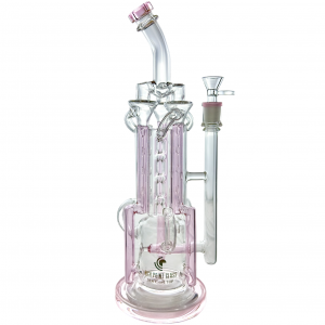High Point Glass - 14"  Multi Chamber Recycler Water Pipe [JLB207]