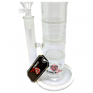 Chill Glass - 14" Triple HoneyC BigR Water Pipe 14Female [JLC-16]