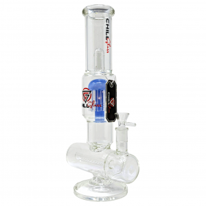 Chill Glass 13" Tree Inline Perc Water Pipe 14F - [JLD-07]