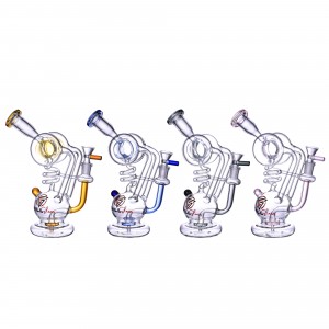 Chill Glass -10" Recycler Water Pipe [JLD-150]
