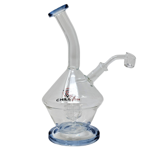 Chill Glass - 9.5" Vase Bottom Rig Water Pipe 14Female - [JLE-121]