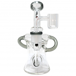 Chill Glass - 6" Bent Neck Incycler W/ Banger Water Pipe - [JLE-188]