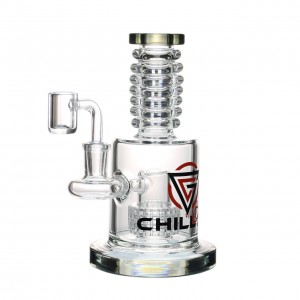 7" Chill Glass Multi Rim Water Pipe [JLE-195] 