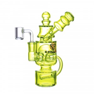 Chill Glass - 7" Fabb Egg Recycler Water Pipe [JLE-239]