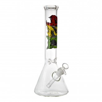 14" USA Made "420" Decal Art Beaker [JO36]