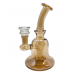 6" Electro Plated Bell Shaped Mini Rig Water Pipe - 14F [JY-1]