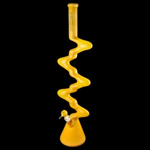 High Point Glass - 35" USA Made Monster 5-Kink Zong Beaker Water Pipe - [L-26] 