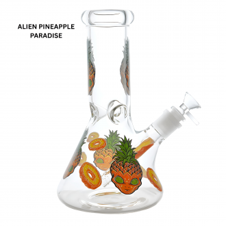 9" 5mm Thick Beaker Water Pipe – Assorted Themes