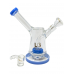 8" Loud Cloud Glass Showerhead Perc Water Pipe Rig with Bowl & Banger - [EI-106]