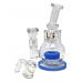 7" Loud Cloud Glass W/ Matrix Perc Incycler Water Pipe W/ Banger - [SE-105]