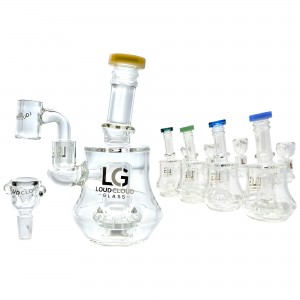 Loud Cloud - 7" Matrix Perc Water Pipe W/ Banger - [SE-125]