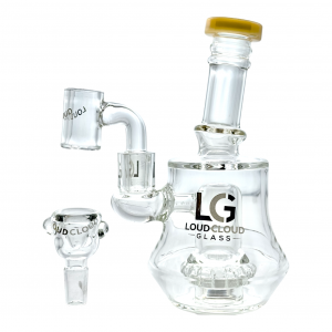 Loud Cloud - 7" Matrix Perc Water Pipe W/ Banger - [SE-125]