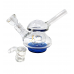 5.5" Loud Cloud Glass Built-In Perc UFO Water Pipe with Bowl & Banger - [SI-103]
