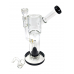 9" Loud Cloud Glass Side Carb Tornado Perc Water Pipe W/ Banger - [TE-108]