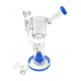 9" Loud Cloud Glass Side Carb Tornado Perc Water Pipe W/ Banger - [TE-108]