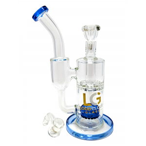 Loud Cloud - 8" Glass Shower Head Recycler Water Pipe W/ Banger - [TE-109]