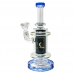 Loud Cloud - 10" Circular Flower Motif Art W/ Matrix Perc Water Pipe - [TE-130]