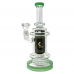 Loud Cloud - 10" Circular Flower Motif Art W/ Matrix Perc Water Pipe - [TE-130]