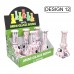6 Inch Mini Glass Bongs – 6ct Display with Assorted Designs