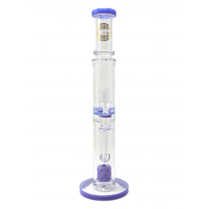 On Point Glass - 16.5" Fab Square & UFO Perc Water Pipe - [MB1044]