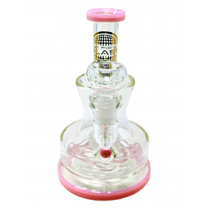 On Point Glass - 7.5" Showerhead Mushroom Perc Joint Catch Water Pipe - [MB1045]