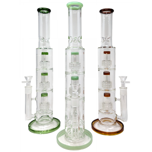 18" Triple Matrix Perc Water Pipe [MB979]
