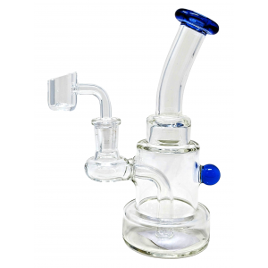 6.5" Assorted Mini Tiered Cylinder Water Pipe Rig - [MRJ21-C]