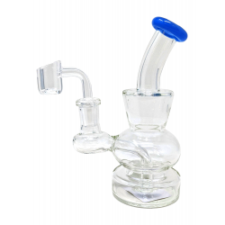 6.5" Assorted Mini Geometrically Stacked Water Pipe Rig - [MRJ21-D]