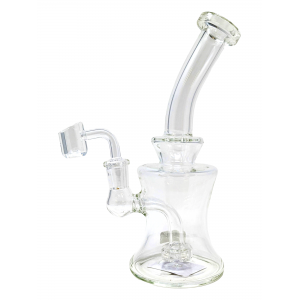 8" Assorted Showerhead Perc Pinched Cylinder Water Pipe Rig - [MRJ21-G]