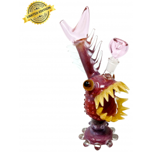 Spiked Hungry Fish Water Pipe - [NAP04]