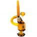 11.5" Buzzing Gemstone Art Water Pipe - [NAP19]