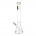 18" AFM OG Clear Glass Beaker 5mm - Clear - Durable Glass Bong for Smooth Smoking