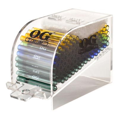 One Hitter Hand Pipe Dispenser - Mix Colors (Display of 100) [OGMX100]