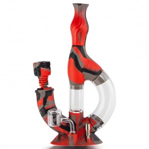 Ooze - Echo Silicone Glass Water Pipe & Nectar Collector [OOZ-Echo]