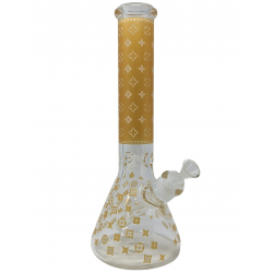 14" GITD Designer Decal Beaker Water Pipe 14Female [CZS-JA278]