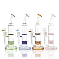 11" Triple Honeycomb & Hurricane Perc Straight Water Pipe - [RG101]