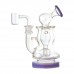 Fluid Dynamics Showerhead Perc Recycler – 6" Glass Water Pipe 6-Inch Fluid Dynamics Showerhead Perc Recycler Glass Water Pipe