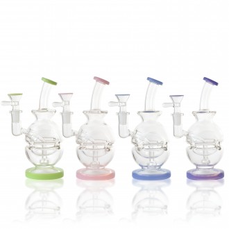 7" Fab Egg Showerhead Perc Water Pipe - [RG104]