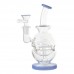 7" Fab Egg Showerhead Perc Glass Water Pipe 7 Inch Fab Egg Water Pipe with Showerhead Perc