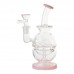 7" Fab Egg Showerhead Perc Glass Water Pipe 7 Inch Fab Egg Water Pipe with Showerhead Perc