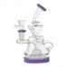 6.5" Mini Loop-Arm Showerhead Perc Recycler Water Pipe 6.5" Mini Loop-Arm Showerhead Perc Recycler Water Pipe