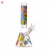 9.5-Inch Bloomin' Daisy Haze Beaker Water Pipe – Floral Design