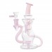 8" Dual Loop Recycler Water Pipe with Showerhead Perc 8 Inch Dual Loop Showerhead Perc Recycler Glass Water Pipe
