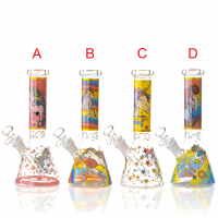 10" Dreamy Delight Unicorn's Kiss Beaker Water Pipe - [RG119]