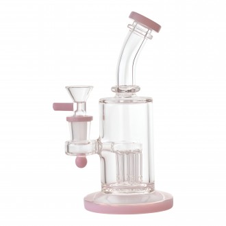 6.5" 6-Arm Tree Perc Cylindrical Water Pipe - [RG120]