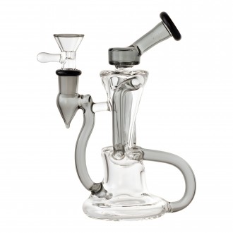 7" Helix Arm Recycler Water Pipe - [RG121]