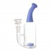 6.5" Showerhead Perc Bottle Style Water Pipe – Compact Glass Bong 6.5" Bottle Shape Showerhead Perc Glass Water Pipe