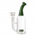6.5" Showerhead Perc Bottle Style Water Pipe – Compact Glass Bong 6.5" Bottle Shape Showerhead Perc Glass Water Pipe