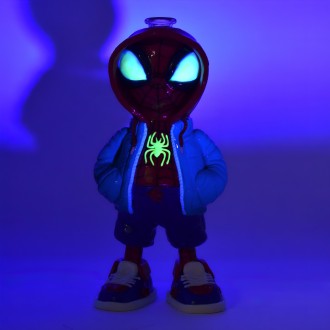 8" Spidey Swag Water Pipe - [RG131]