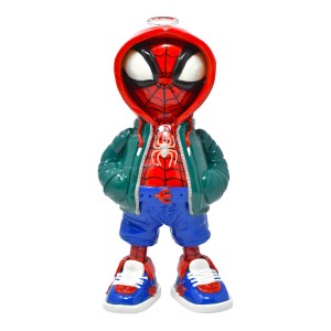 8" Spidey Swag Water Pipe - [RG131]